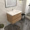 Thumbnail: UHRI 30" WALL MOUNTED BATH VANITY WITH REINFORCED ACRYLIC SINK