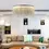 Thumbnail: Contemporary Round Linear Aluminum Chandelier