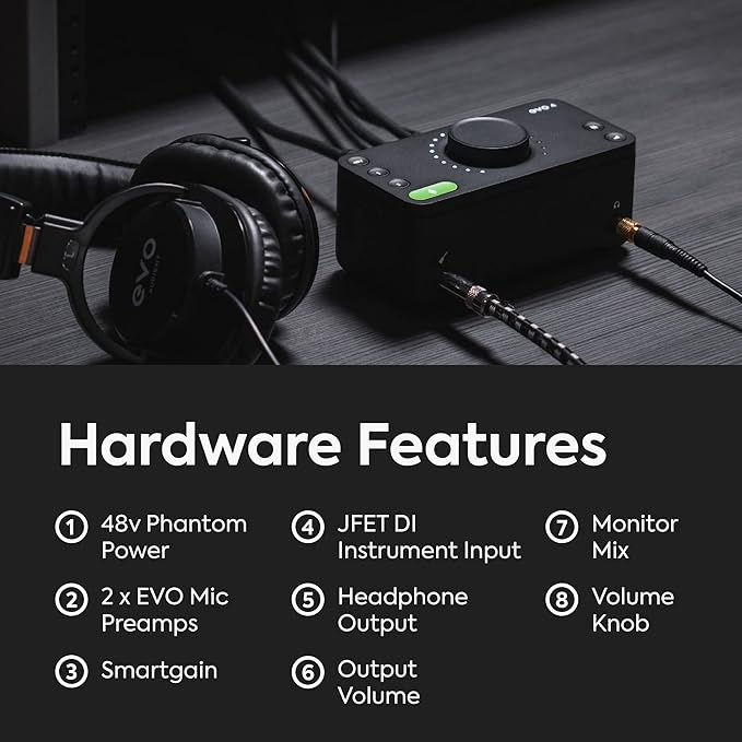 Audient EVO 4 Professional 2in/2out USB Audio Interface