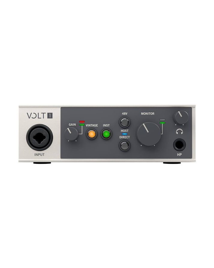 NEW Universal Audio Volt 1, White, Front View