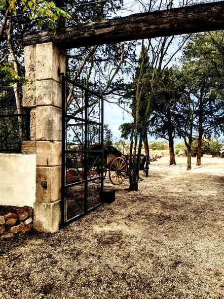 espaces extérieurs gite des écuries au domaine des barrettes a agde