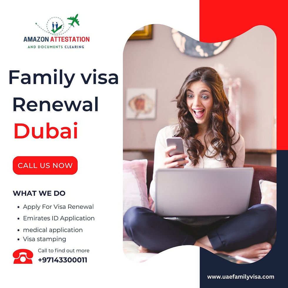 Family Visa Renewal In Dubai