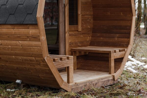 Thumbnail: Barrel sauna 3.0m Thermo hout