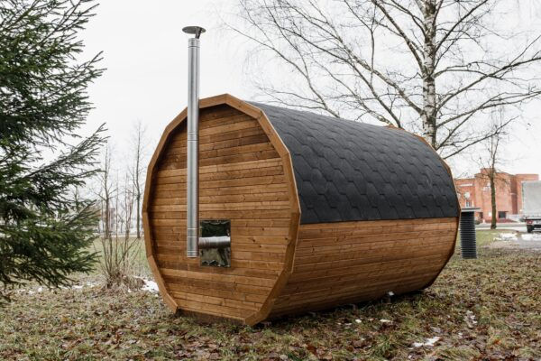 Thumbnail: E-Barrel sauna 3.0m Thermo hout