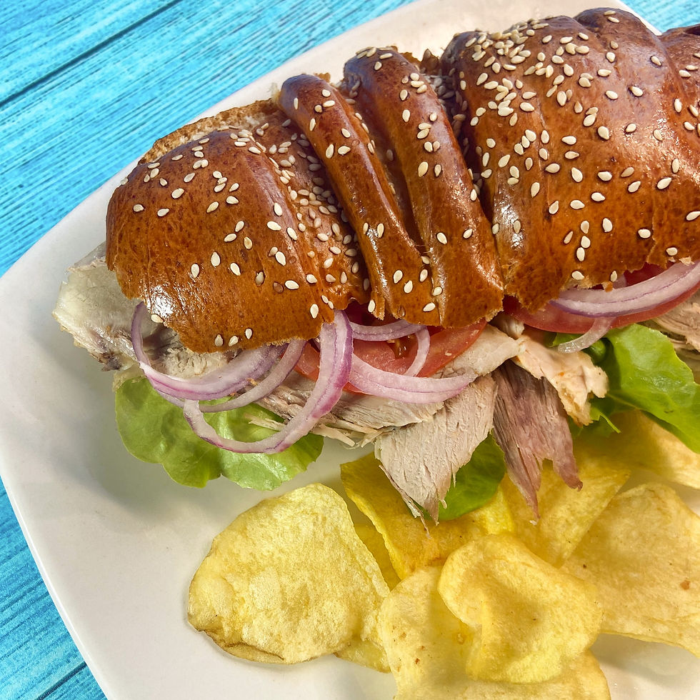Sanduche de Pernil Quito tradicional