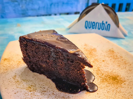 Torta de chocolate de Querubin, resto-bar en Quito, Ecuador.