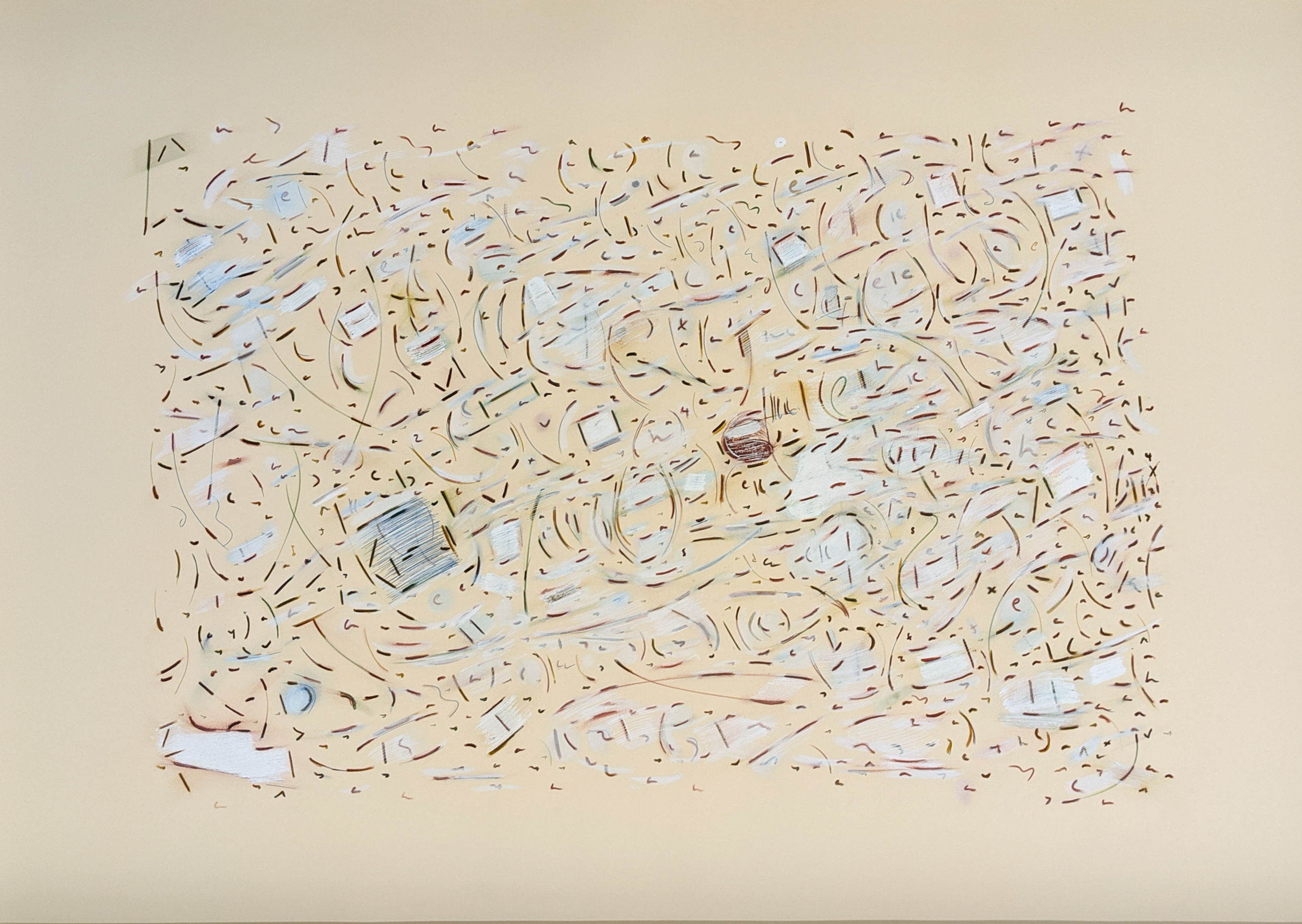 Palimpsest Field Equation lll by Andrew Shenker