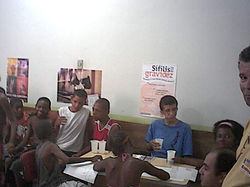 Atendimento a meninos de rua