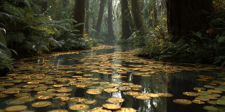 u2216674852_serene_river_full_of_detailed_gold_coins_winding__c1017fba-f9de-4ff9-b9f7-24bb