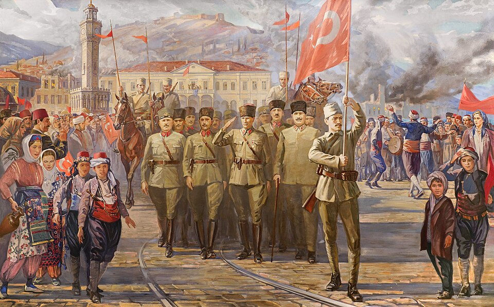 Fig. 17: The Turkish Army's entry into Izmir (1922)