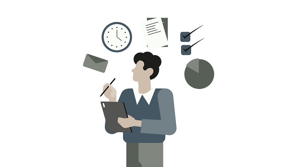 A person being on task