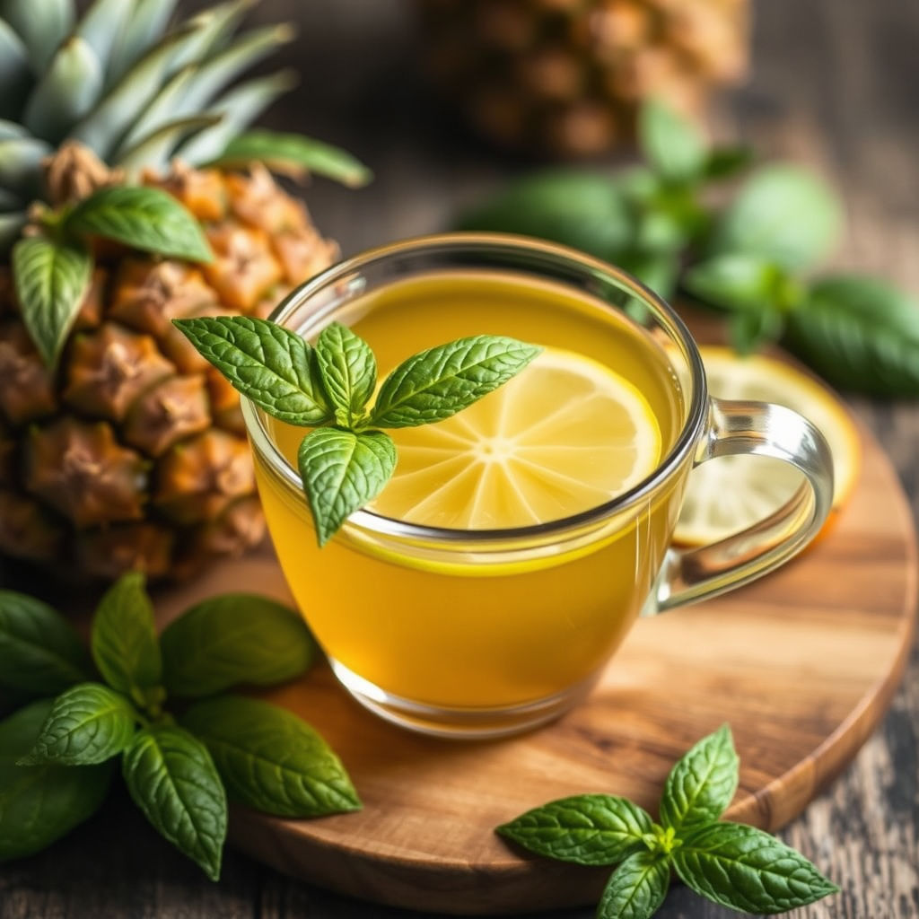 Pineapple Basil Green Tea