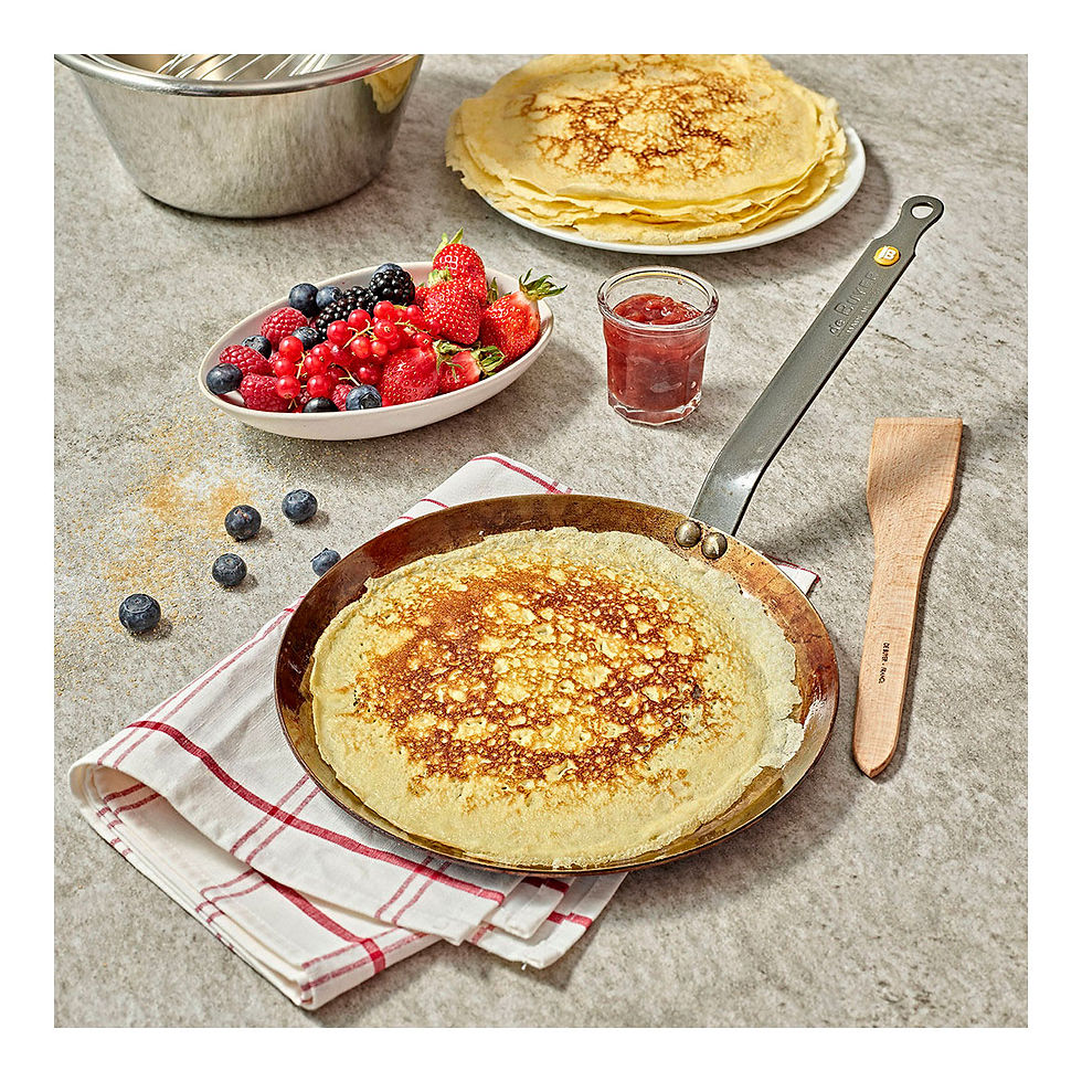 De Buyer - Poêle à crêpes en acier MINERAL B