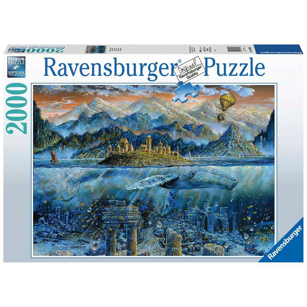 Ravensburger 2000pc puzzle: magical underwater kingdom