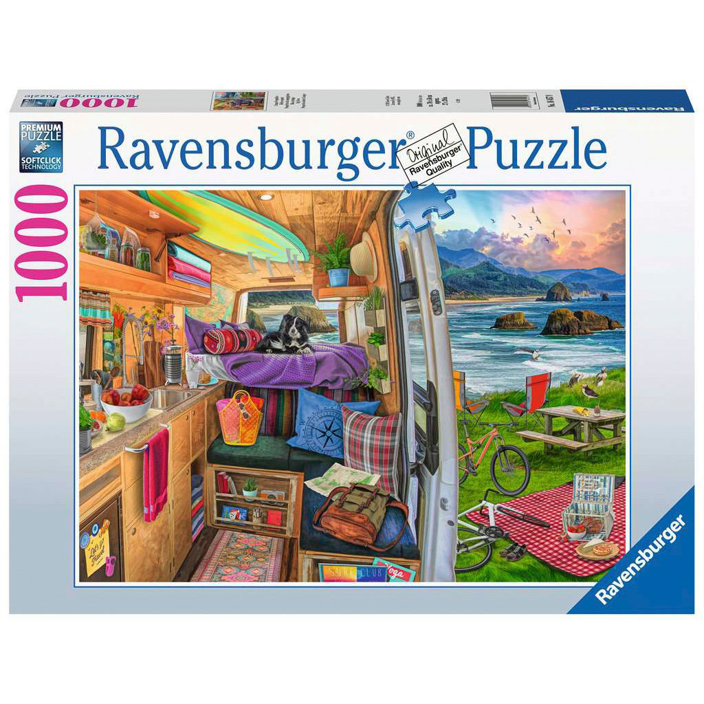 Ravensburger Puzzle: Camper van by the beach