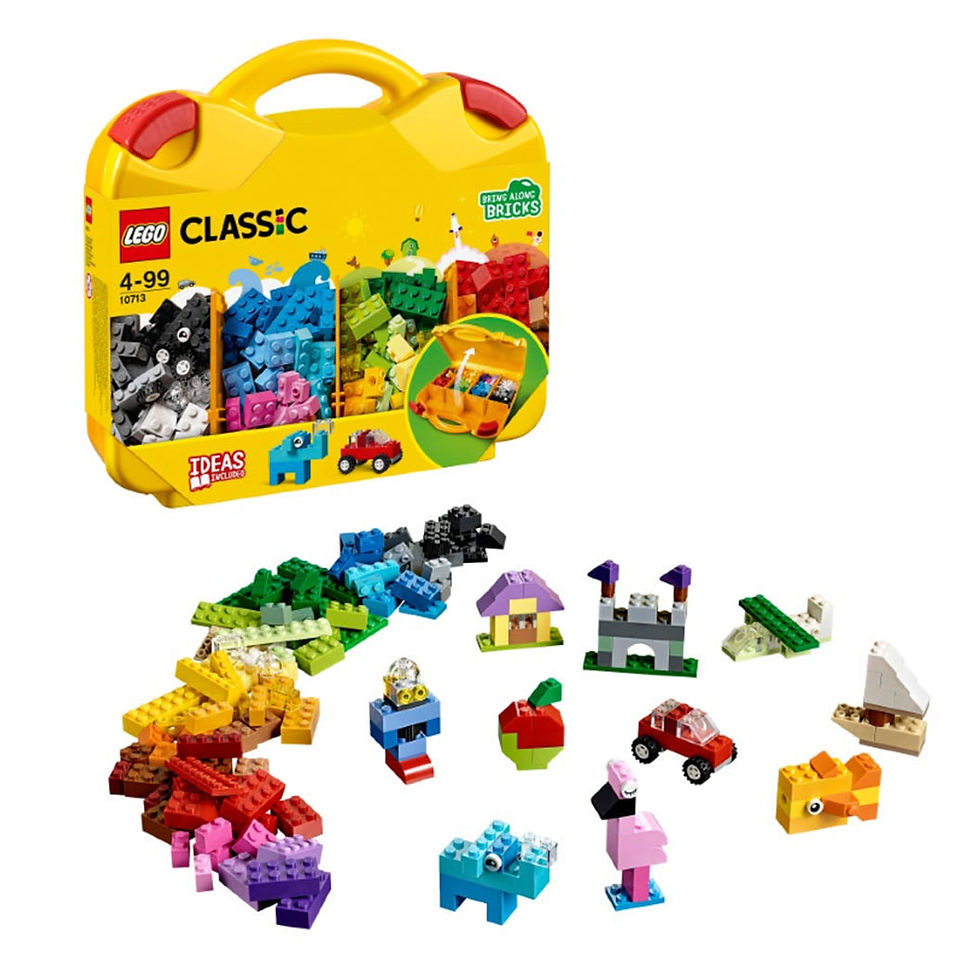LEGO Classic bricks and case for creative building