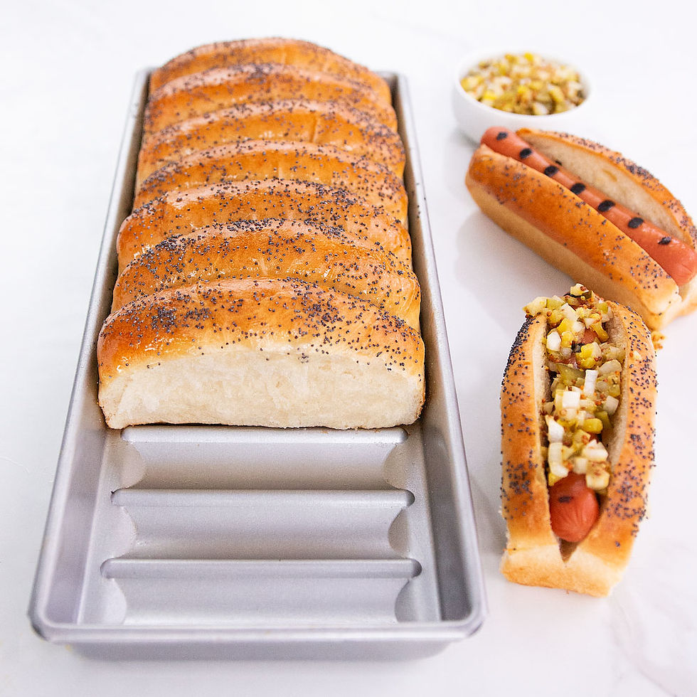New England Hot Dog Bun Pan