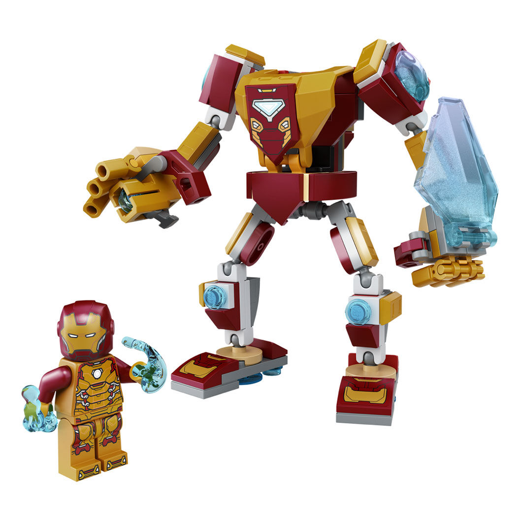 Ensemble Lego Iron Man : robot articulé et figurine