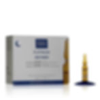 MartiDerm Platinum Night Renew ampoules: box and single ampoule