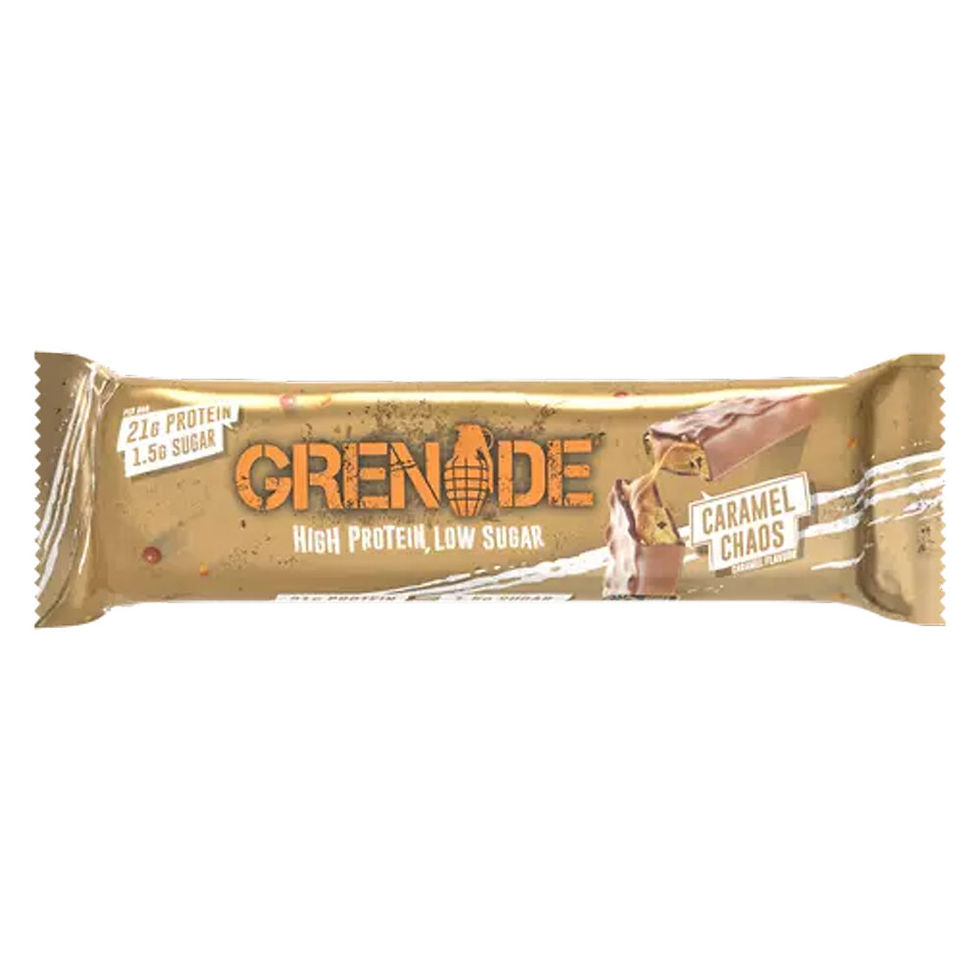 Barre protéinée Grenade caramel salé