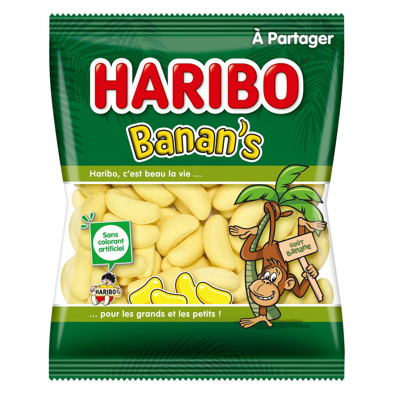 Bonbons Haribo Banan's, à partager