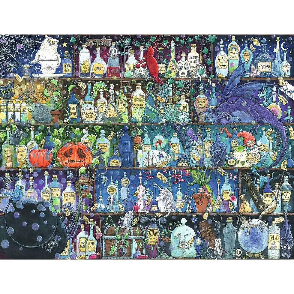 Whimsical potion puzzle