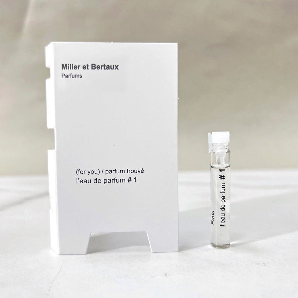 Miller et Bertaux perfume sample: Eau de parfum #1