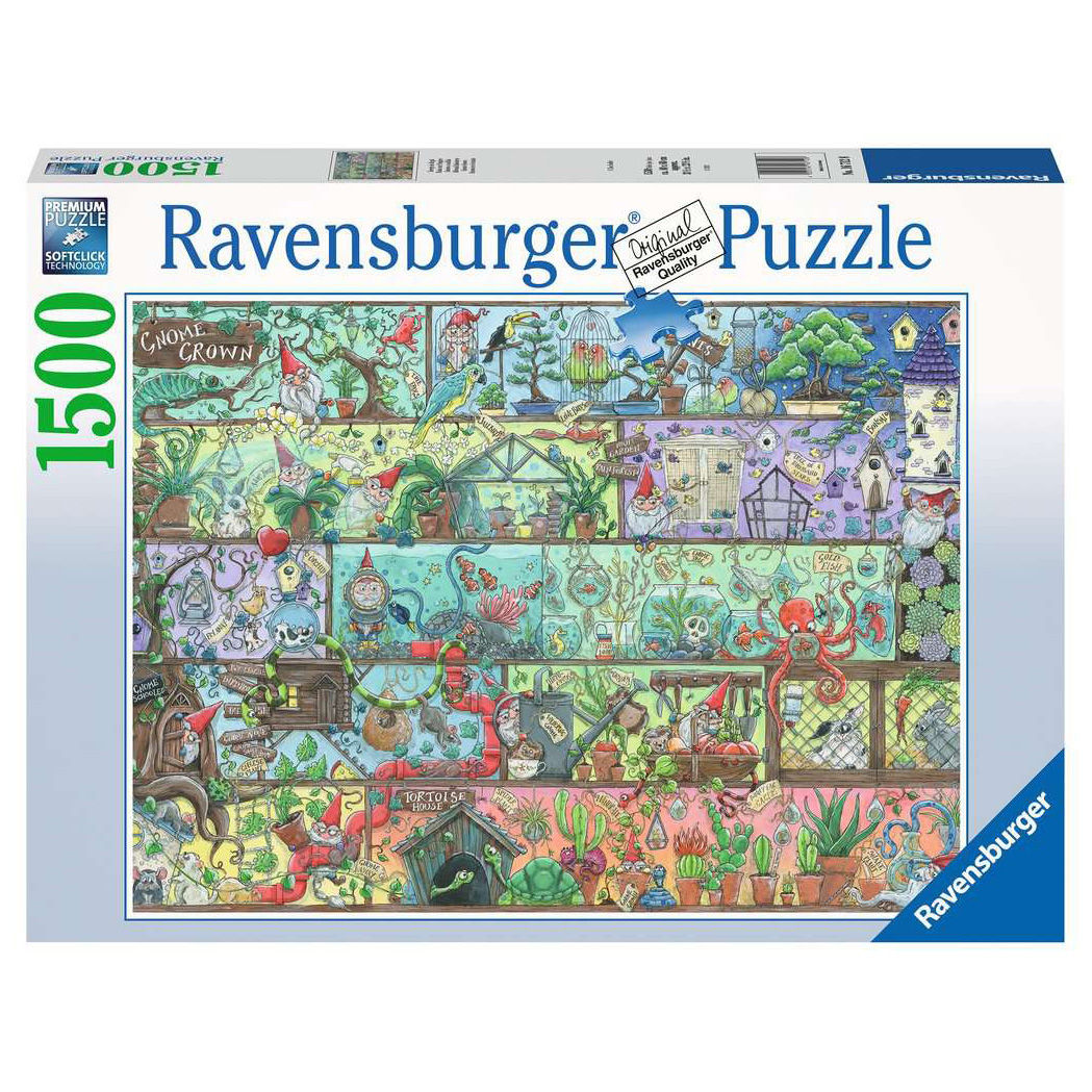 Ravensburger 1500-piece puzzle: Colorful birds and nature scene