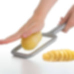 Jacket potato/mozzarella slicer