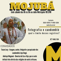 Tacun Lecy no Programa Mojubá.
