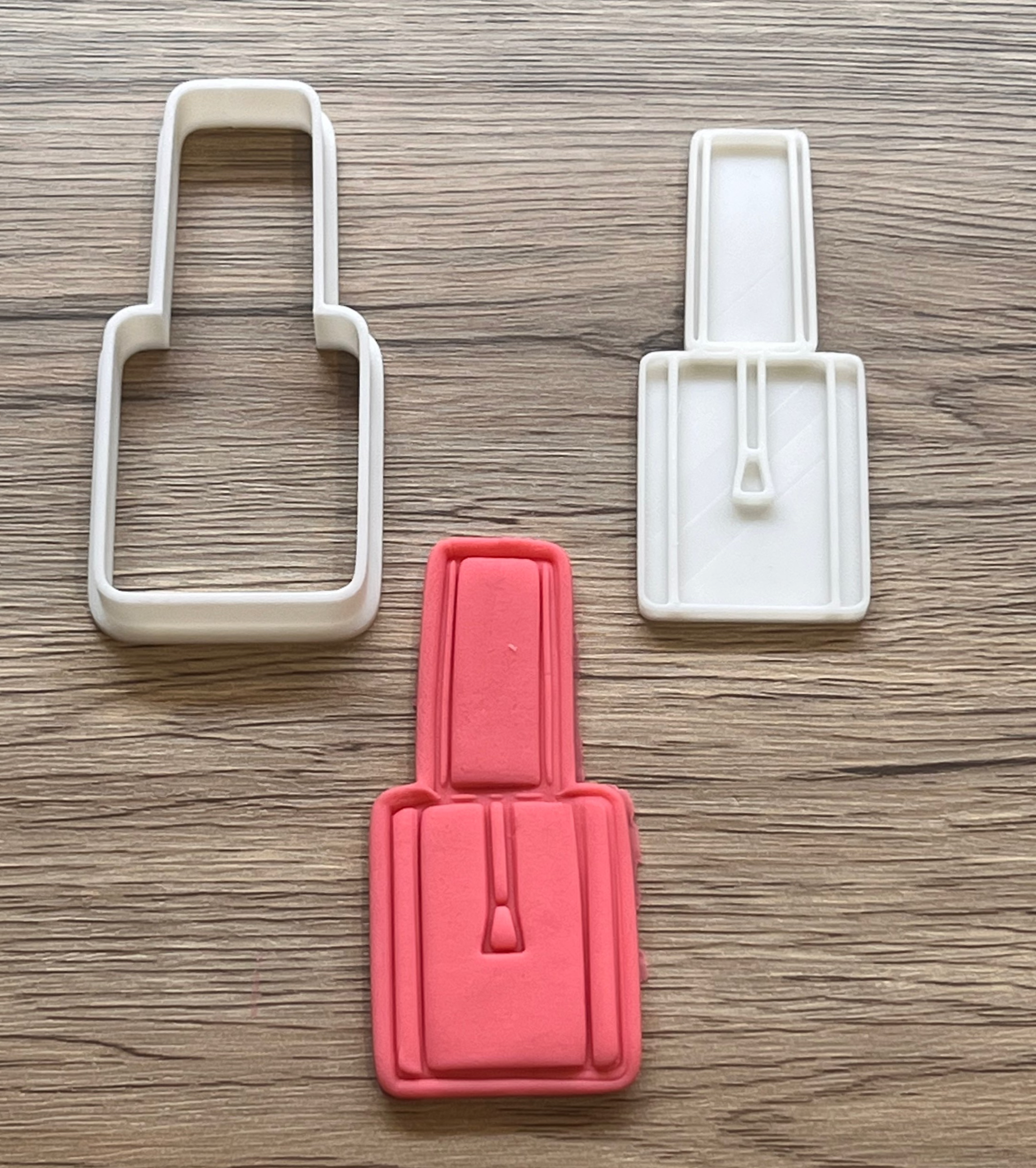 Nail Polish Bottle Cutter+Stamp