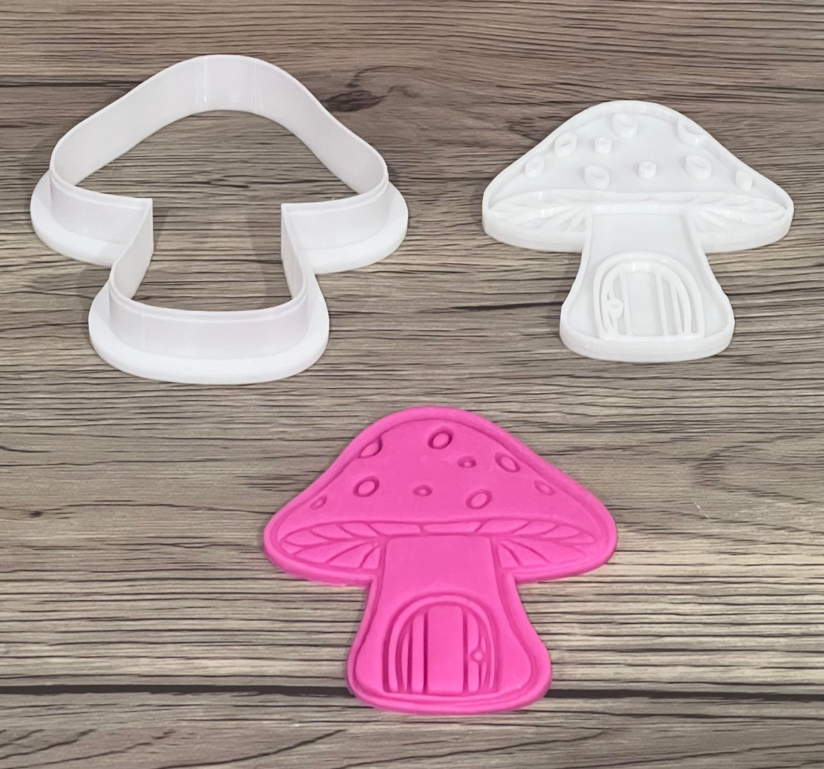 Mushroom Fairy House Door Cutter+Stamp