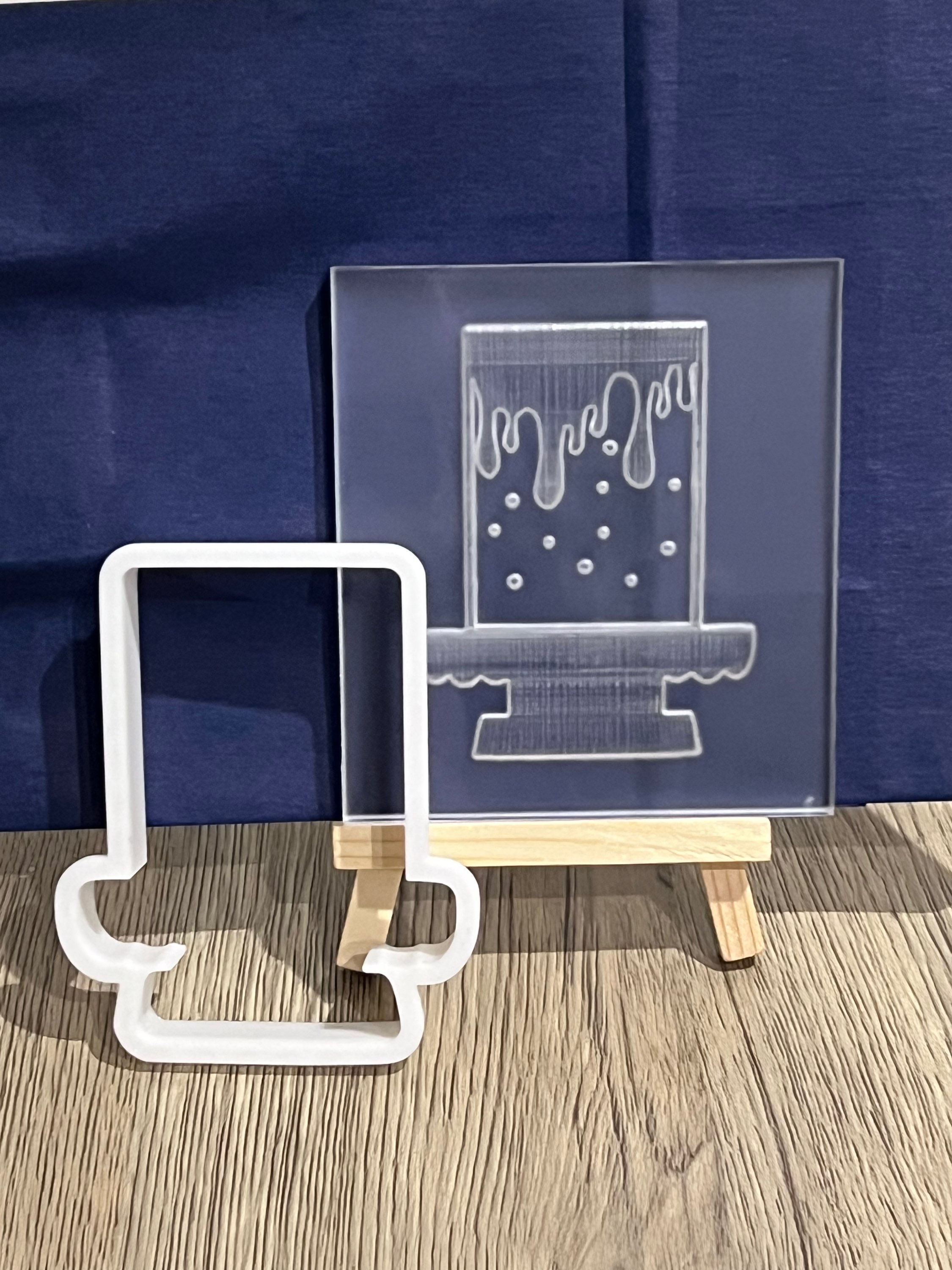 Birthday Cake Cutter+Debosser Stamp