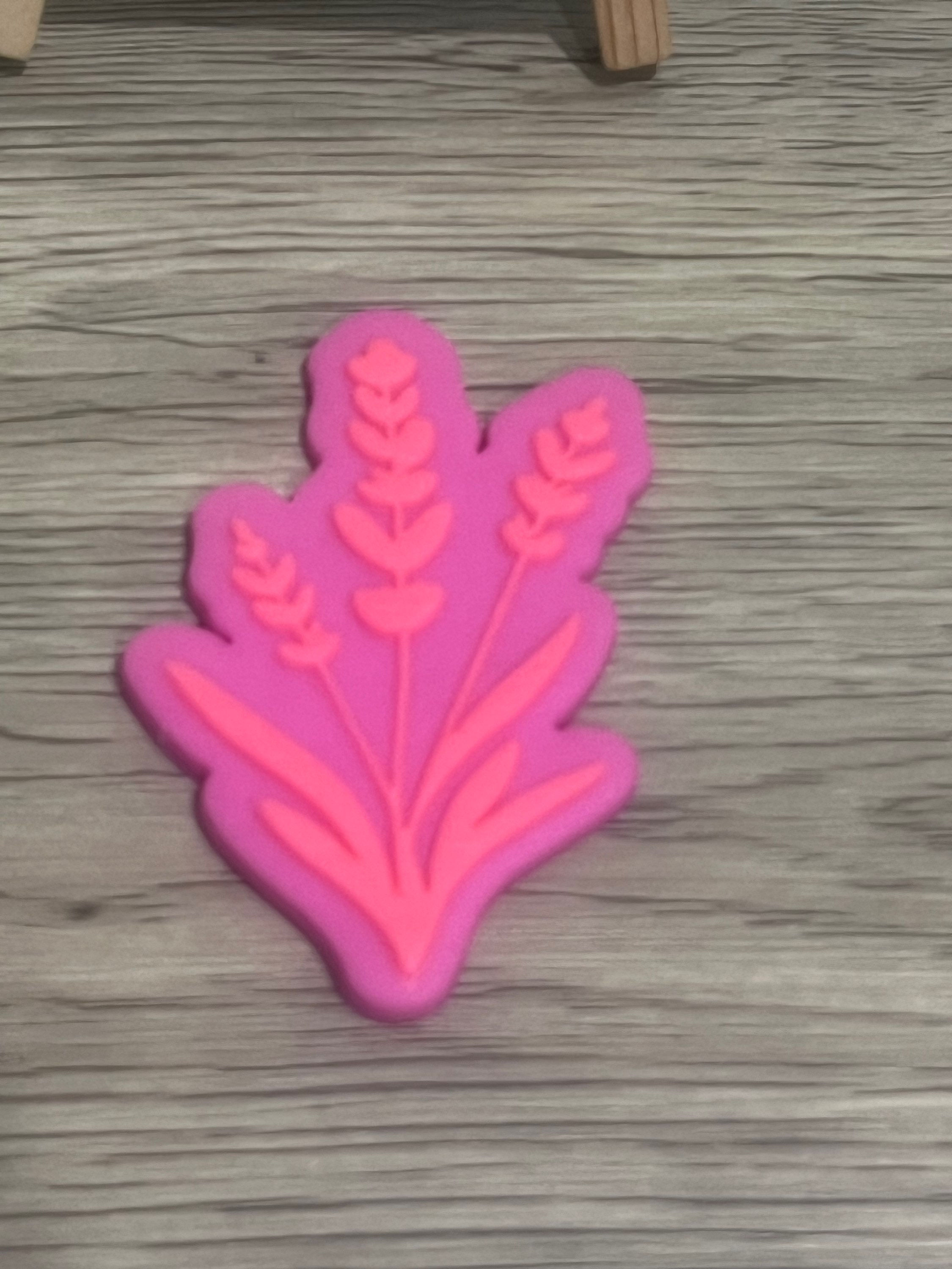 Lavender Bunch Cutter+Debosser Stamp