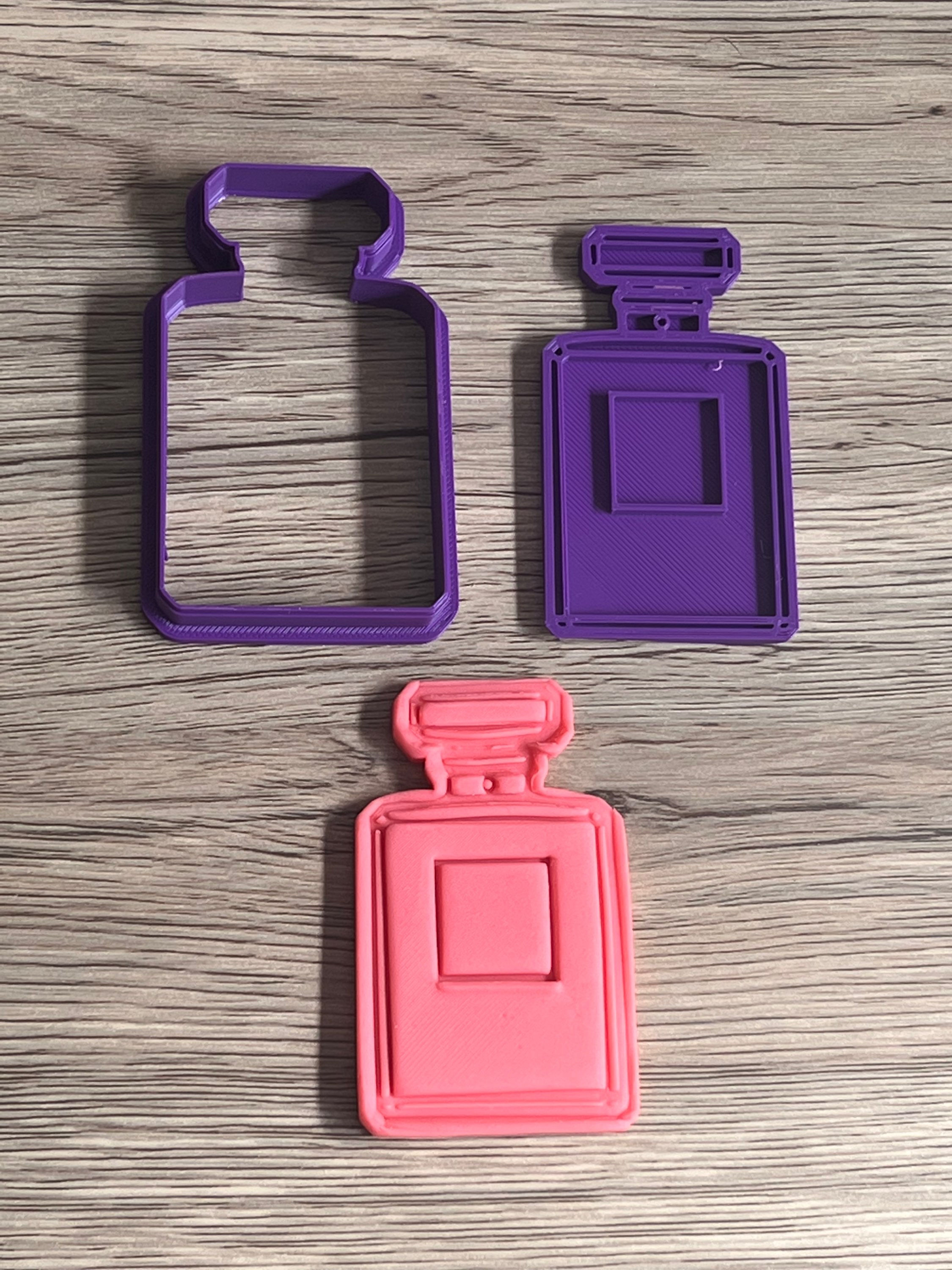 Designer Perfume Bottle Cutter+Stamp