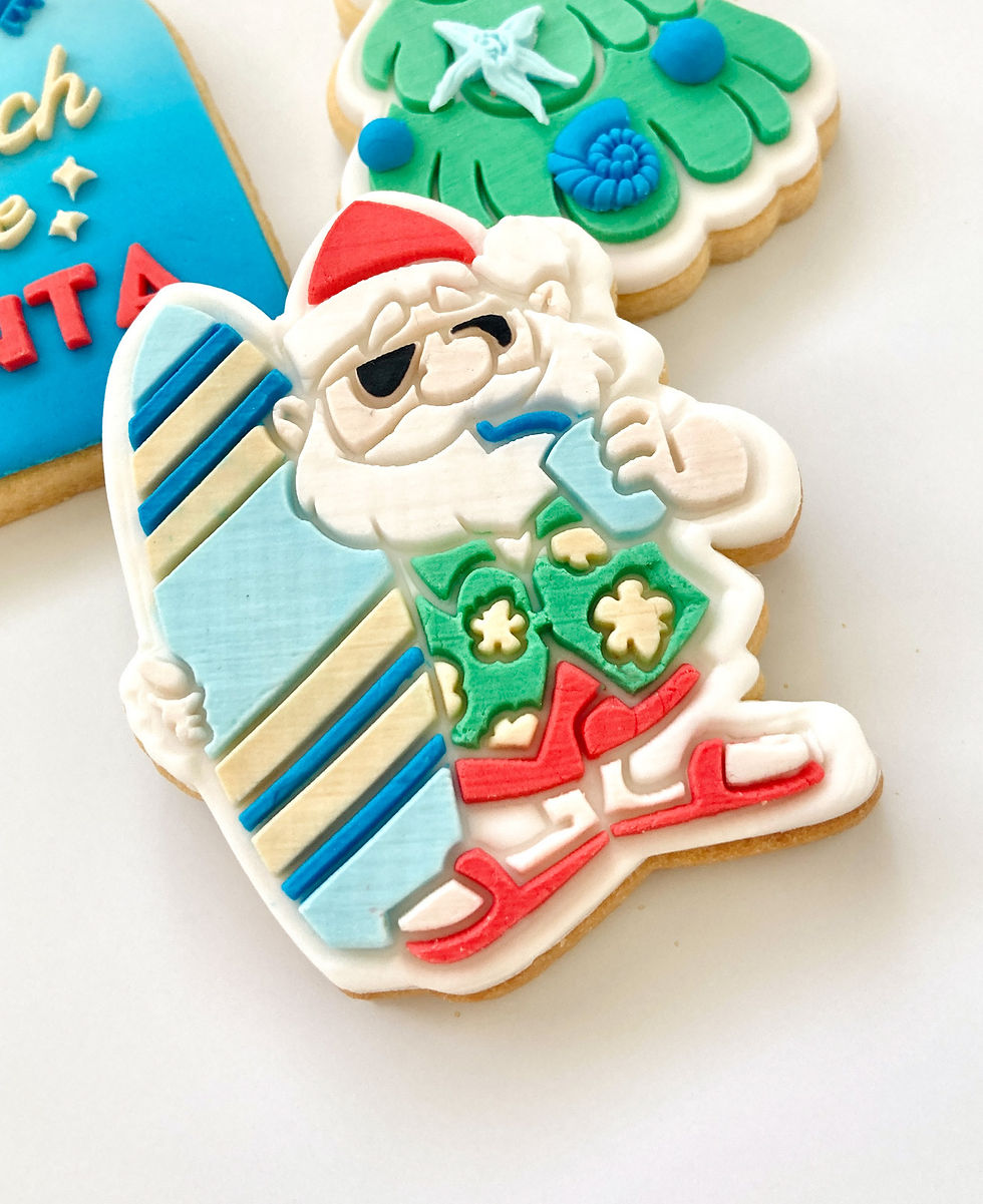 Summer Santa Fill Debosser + Cutter