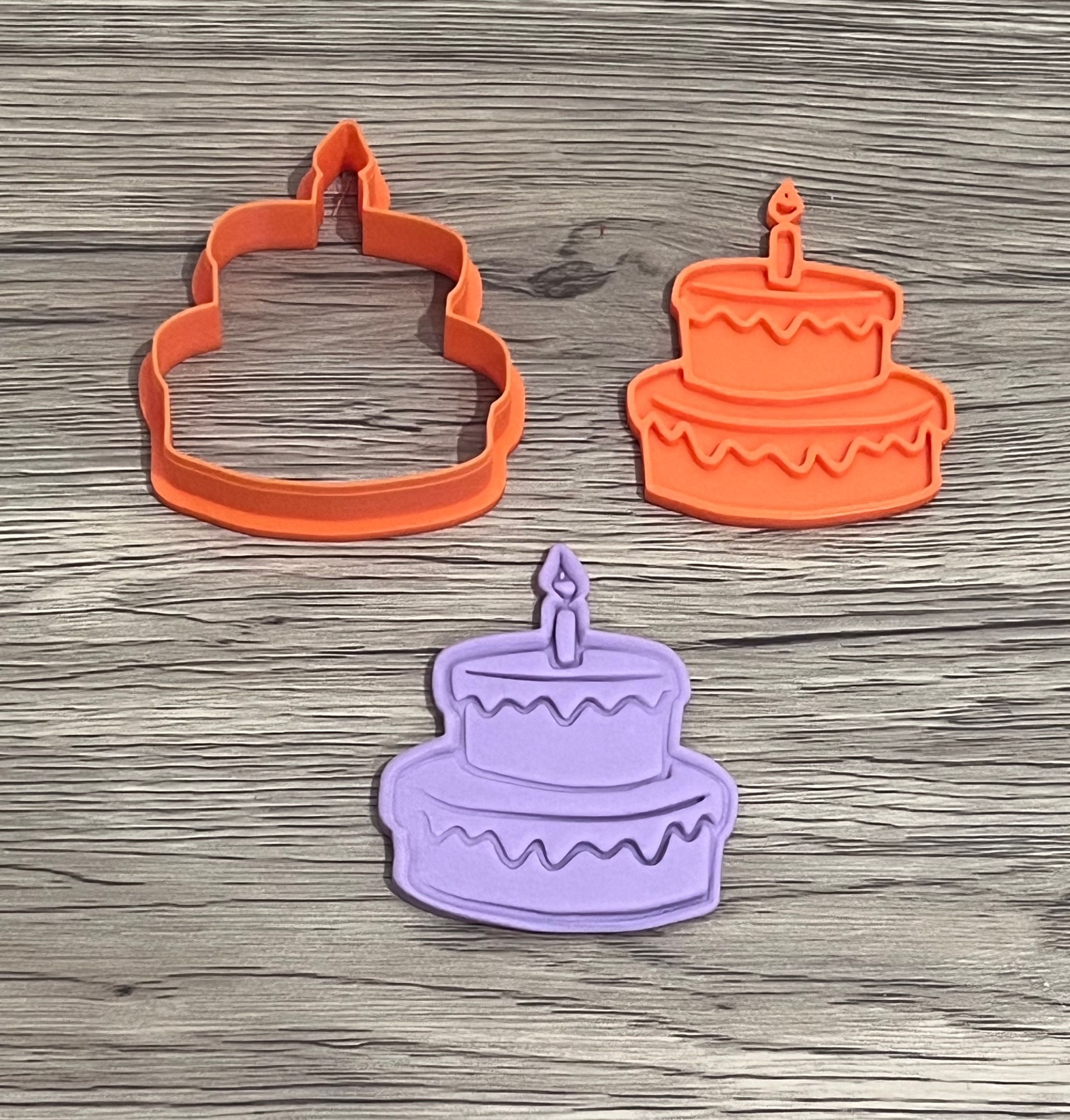 Birthday Cake Cutter+Stamp