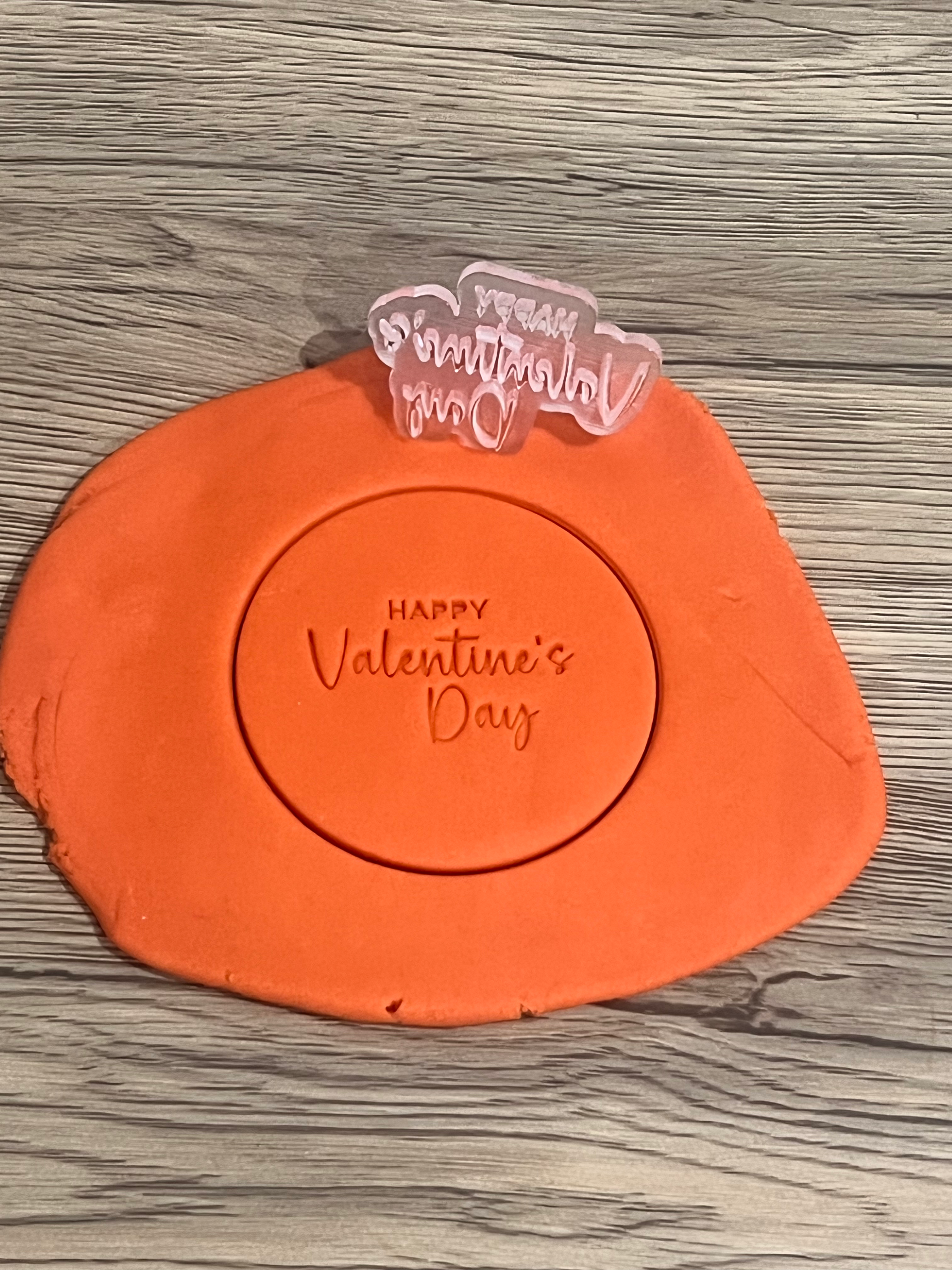Mini Imprintz - Happy Valentine's Day Acrylic Embosser Stamp