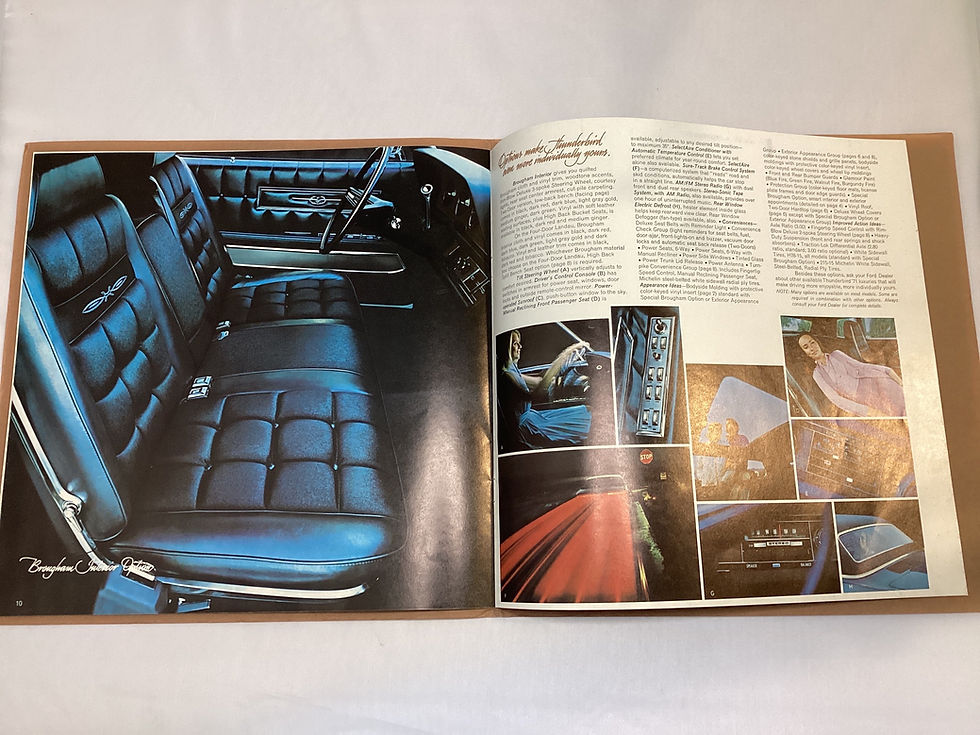 Thumbnail: Ford Thunderbird Catalog 