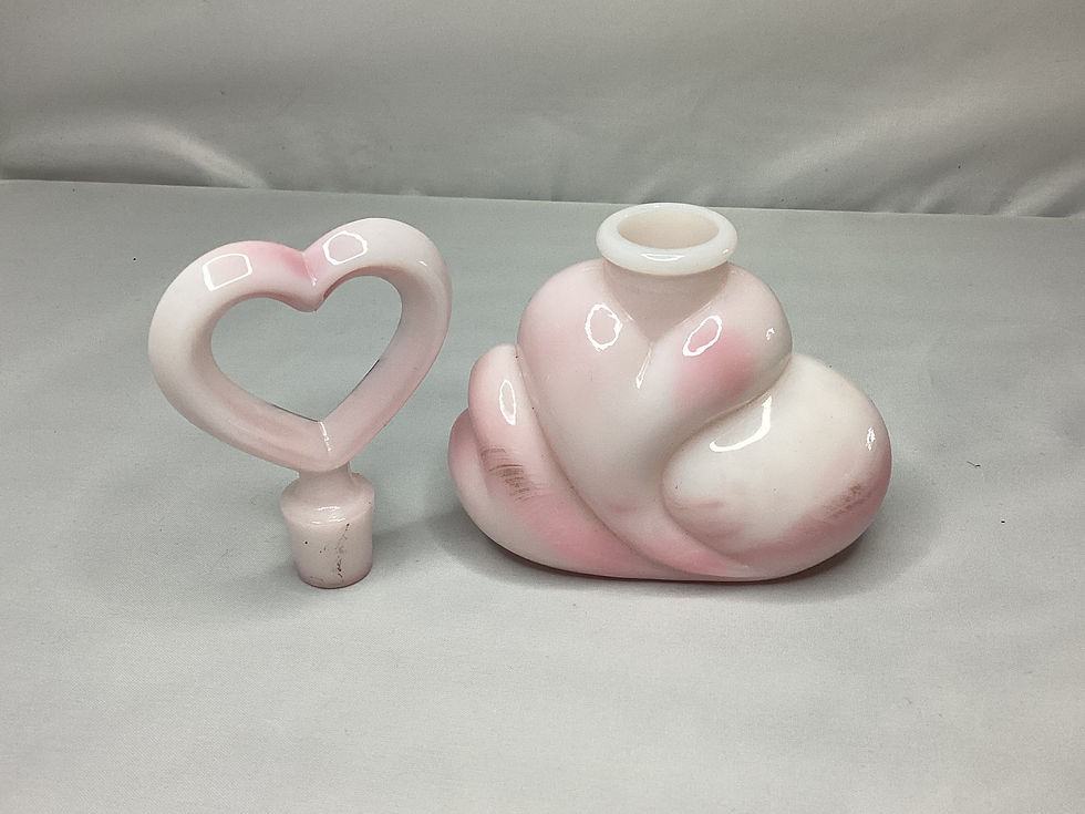 Thumbnail: Fenton Rosalene Glass Perfume Bottle