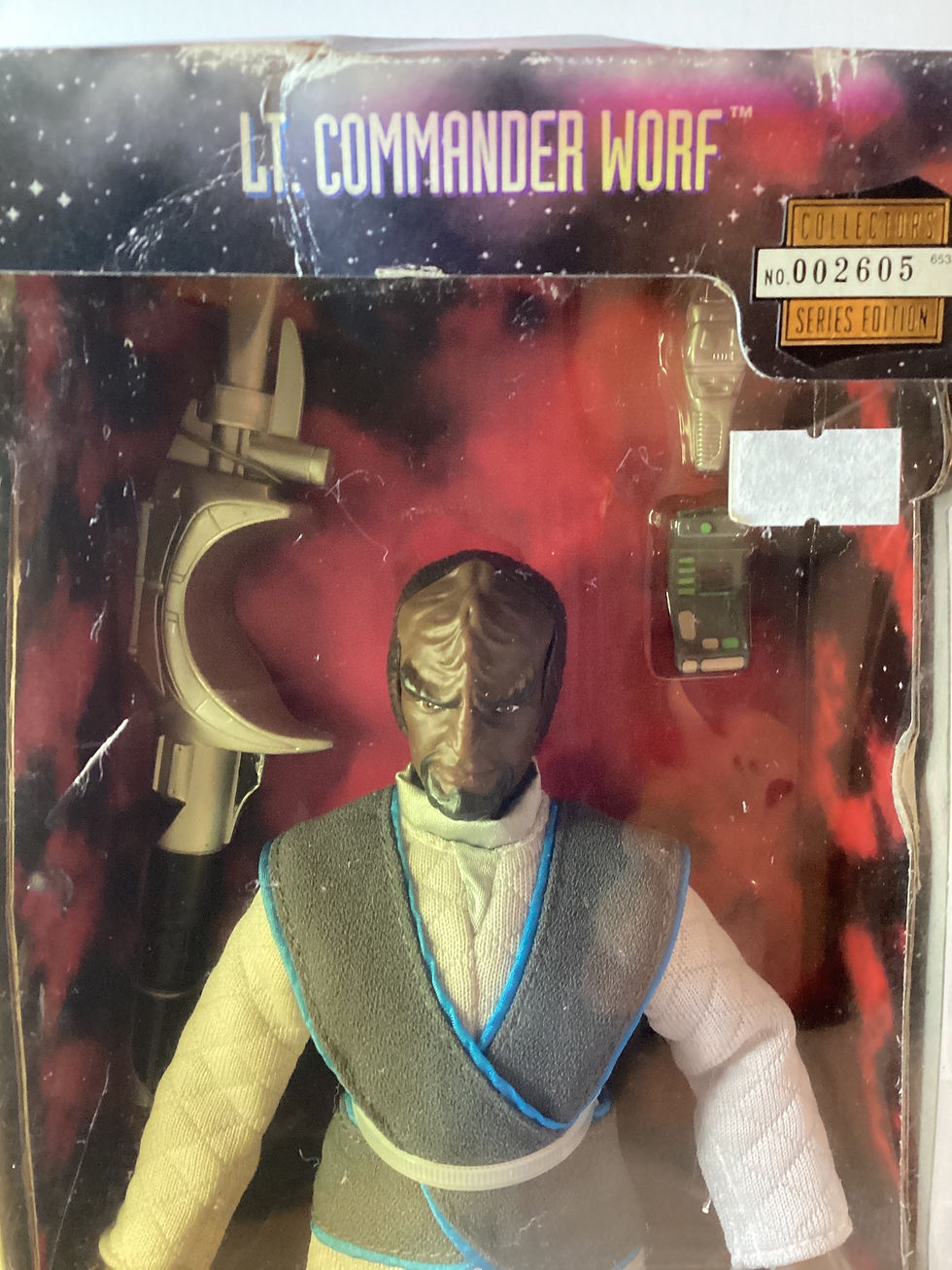 Thumbnail: Star Trek Insurrection, Lt. Commander Worf by Playmates, 1998