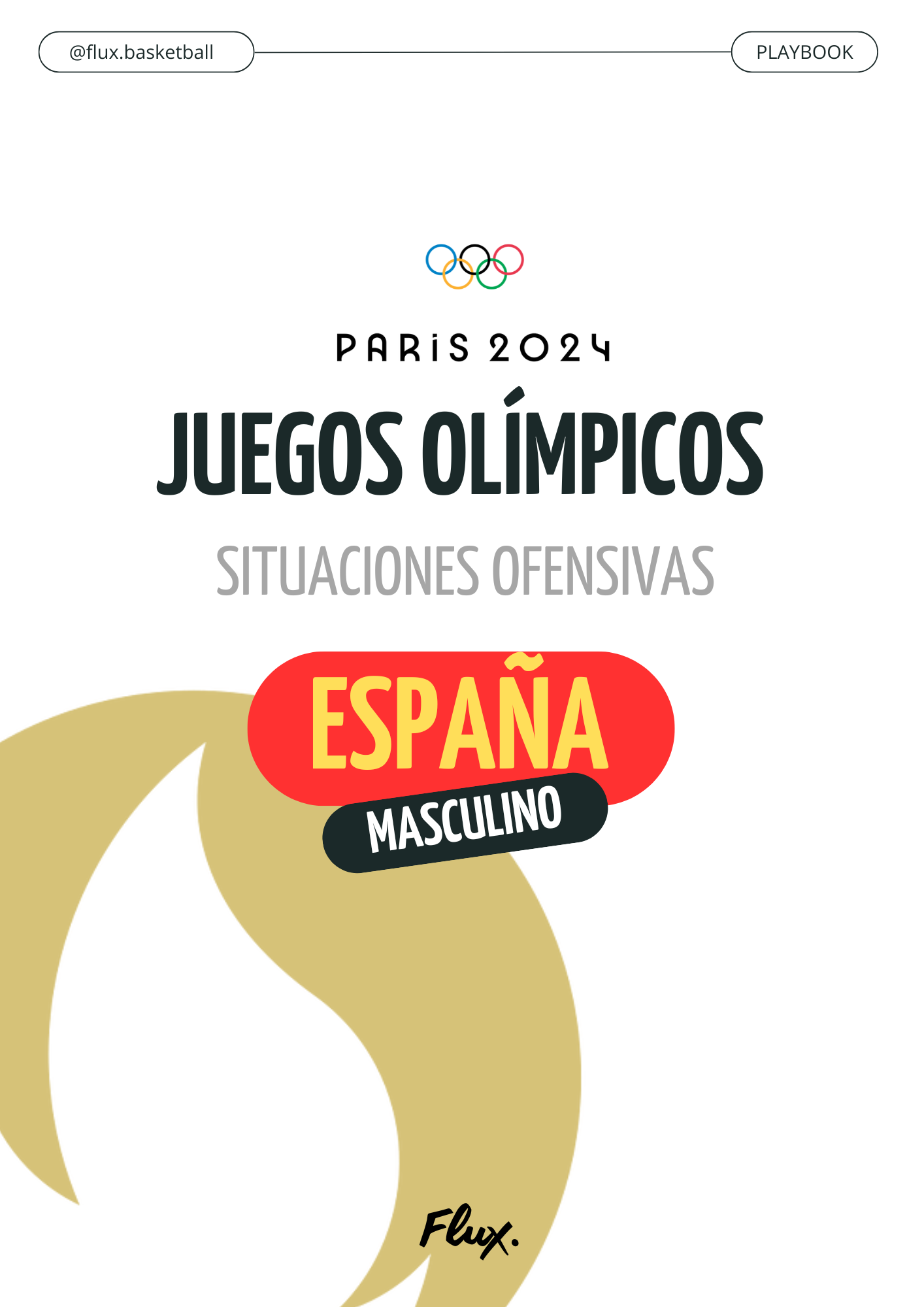 PLAYBOOK - JJOO Selección española masculina🇪🇸
