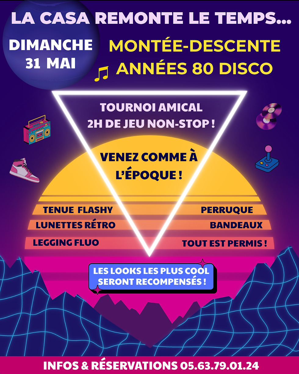 Tournois amicale montée descente 31/05/2026