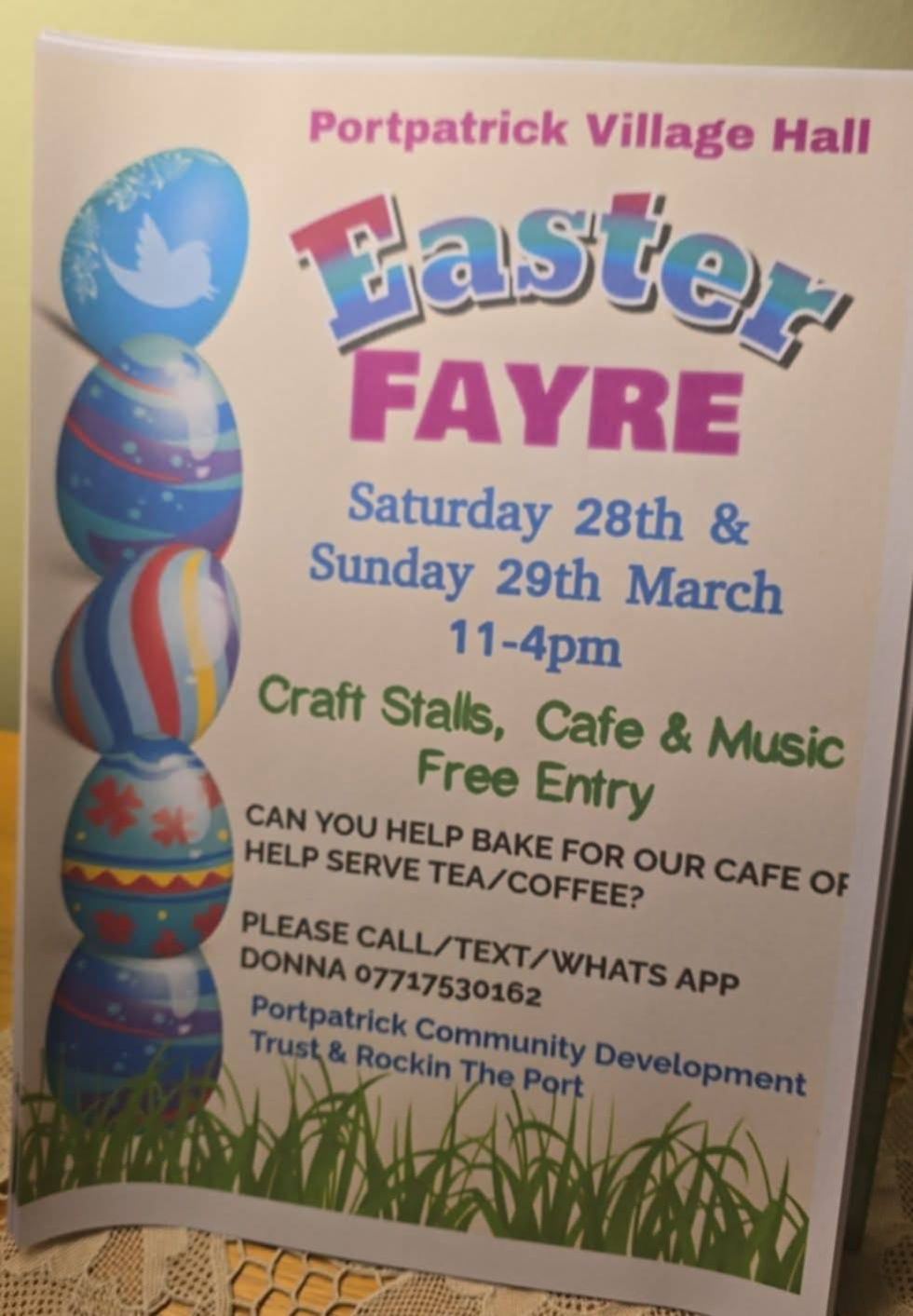Easter Fayre Date announced