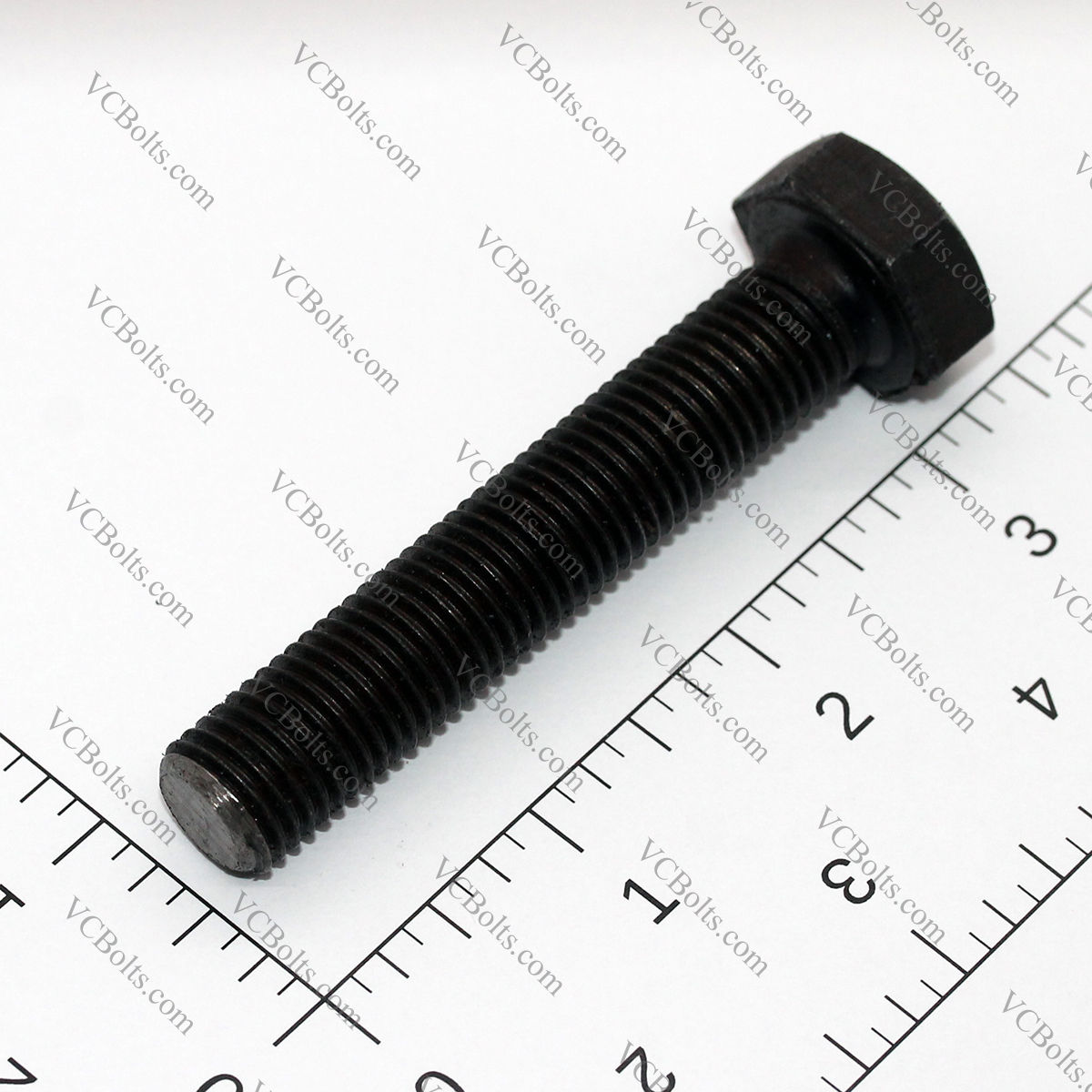 1/2" x 2 3/4" BSF Steel Hex Setscrew BS1083:1965 Unplated