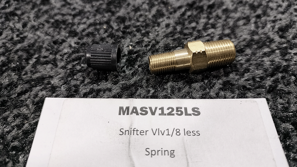 1/8" (LESS SPRING)