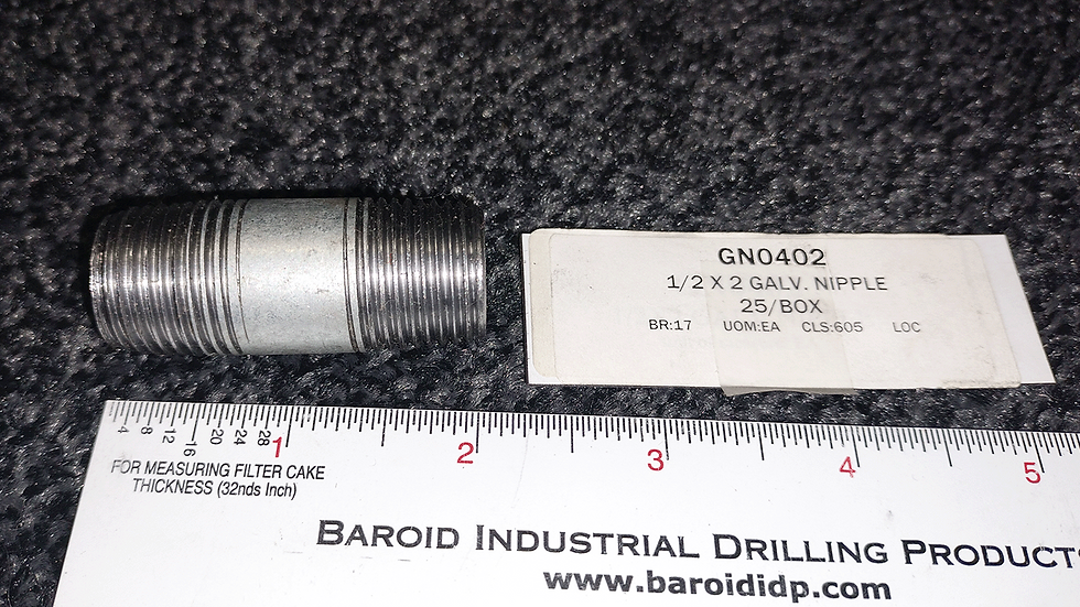 1/2" x 2"