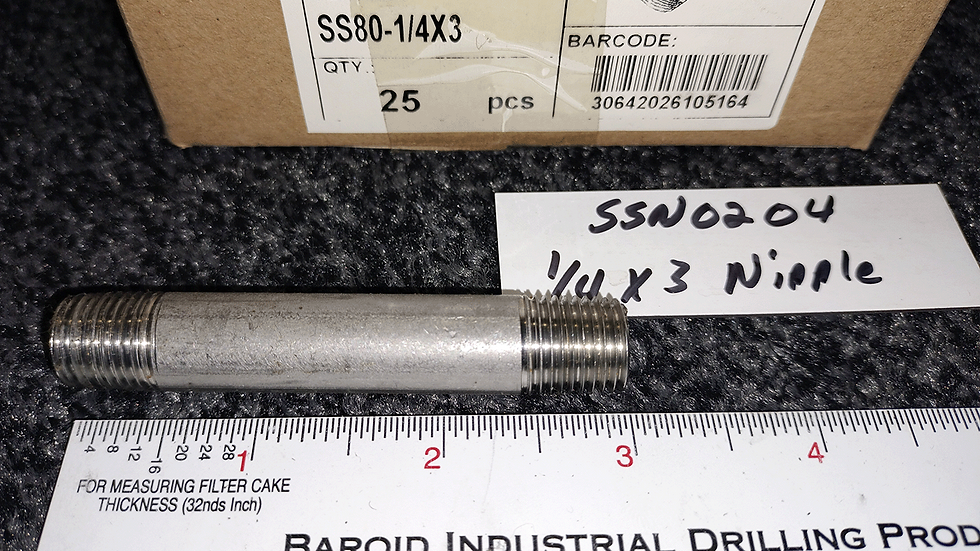 1/4" x 3"