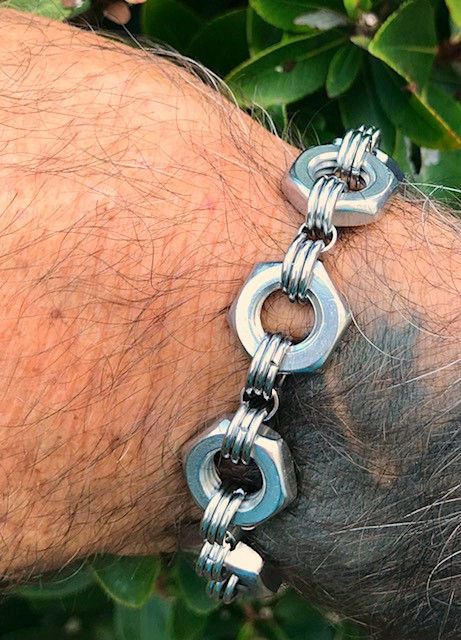 Thumbnail: N101 - M10 lock nut bracelet