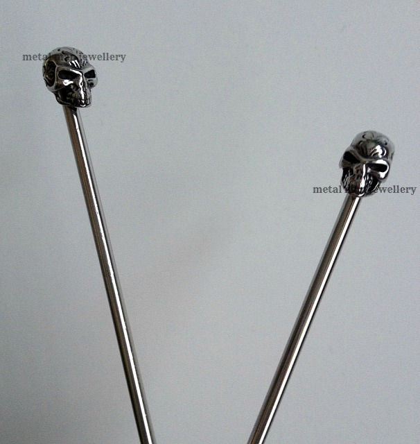 Miniatura: HCS - Un paio di bastoncini "Chop" per capelli da teschio